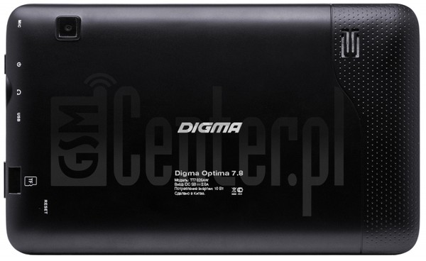 Vérification de l'IMEI DIGMA Optima 7.8 sur imei.info