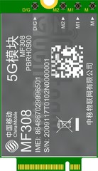 Kontrola IMEI CHINA MOBILE MF308 na imei.info