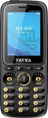 تحقق من رقم IMEI FAYWA E1000 Music على imei.info