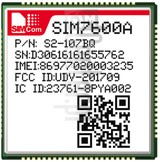 Pemeriksaan IMEI SIMCOM SIM7600A di imei.info