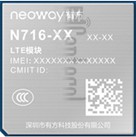 Kontrola IMEI NEOWAY N716 na imei.info