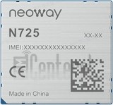 Vérification de l'IMEI NEOWAY N725 sur imei.info