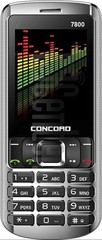 Kontrola IMEI CONCORD 7800 na imei.info