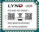 Controllo IMEI LYNQ L620 su imei.info