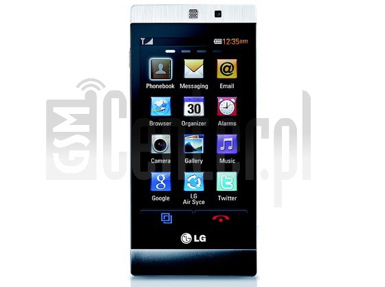在imei.info上的IMEI Check LG GD880 Mini