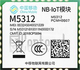 Kontrola IMEI CHINA MOBILE M5312 na imei.info