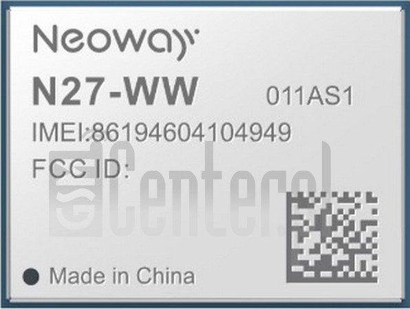Vérification de l'IMEI NEOWAY N27-WW sur imei.info