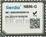 Verificação do IMEI LIERDA NB86-G em imei.info