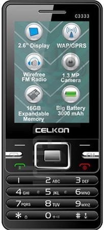 Verificação do IMEI CELKON C3333 em imei.info
