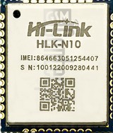 Pemeriksaan IMEI Hi-Link HLK-N10 di imei.info