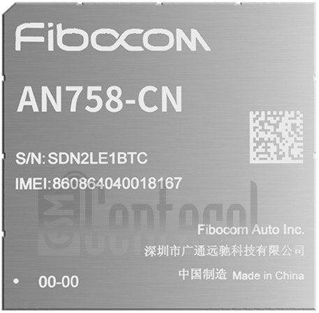 在imei.info上的IMEI Check FIBOCOM AN758-CN