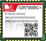 Verificación del IMEI  SIMCOM SIM7080 en imei.info