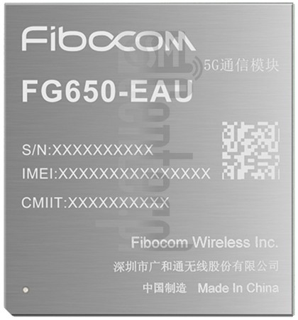 Verificación del IMEI  FIBOCOM FG650-EAU en imei.info
