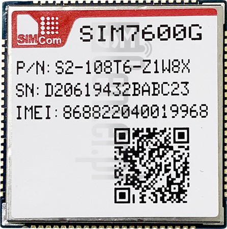 Verificação do IMEI SIMCOM SIM7600G em imei.info