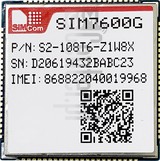 Перевірка IMEI SIMCOM SIM7600G на imei.info
