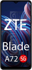 Verificação do IMEI ZTE Blade A72 5G em imei.info