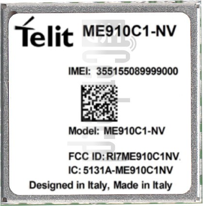 Verificación del IMEI  TELIT ME910C1-NV en imei.info