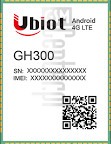 Skontrolujte IMEI UBIOT GH300 na imei.info