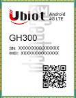 Verificação do IMEI UBIOT GH300 em imei.info