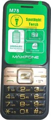 Verificação do IMEI MAXFONE M78 em imei.info