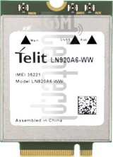 Vérification de l'IMEI TELIT LN920A6-WW sur imei.info