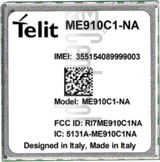 在imei.info上的IMEI Check TELIT ME910C1-NA