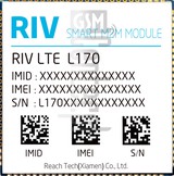 Verificação do IMEI RIV L170 em imei.info