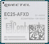 IMEI Check QUECTEL EC25-AFXD on imei.info
