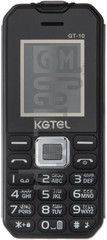 Vérification de l'IMEI KGTEL GT-10 sur imei.info