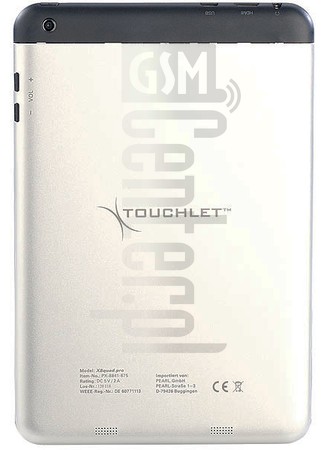 Kontrola IMEI PEARL Touchlet X8 Quad Pro na imei.info