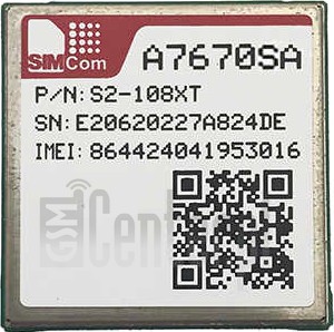 Verificação do IMEI SIMCOM A7670 em imei.info