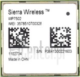 Controllo IMEI SIERRA WIRELESS WP7502 su imei.info