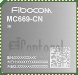 Vérification de l'IMEI FIBOCOM MC669-CN sur imei.info