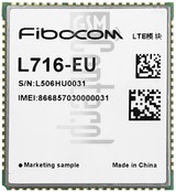 Verificación del IMEI  FIBOCOM L716-EU en imei.info
