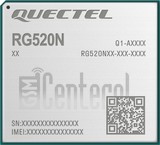 Verificación del IMEI  QUECTEL RG520N-GT en imei.info