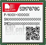 Verificación del IMEI  SIMCOM SIM7070G-HP en imei.info
