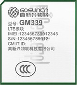Controllo IMEI GOSUNCN GM339 su imei.info