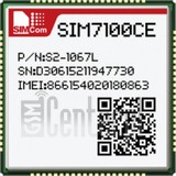 Verificación del IMEI  SIMCOM SIM7100CE en imei.info