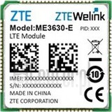 Verificación del IMEI  ZTEWELINK ME3630-J2AS en imei.info