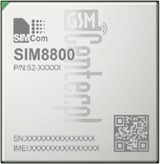 Skontrolujte IMEI SIMCOM SIM8800E na imei.info