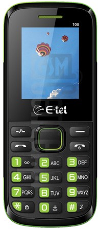 Skontrolujte IMEI E-TEL T08 na imei.info