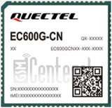 Vérification de l'IMEI QUECTEL EC600G-CN sur imei.info