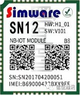 Перевірка IMEI SIMWARE SN12 на imei.info