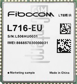 Vérification de l'IMEI FIBOCOM L716-LA sur imei.info