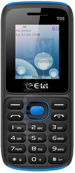 Skontrolujte IMEI E-TEL T05 na imei.info