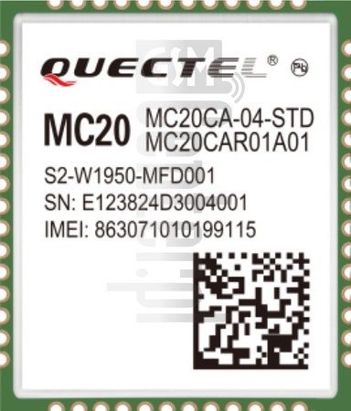 Проверка IMEI QUECTEL MC20 на imei.info