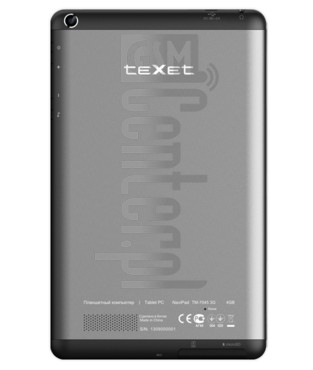 Verificación del IMEI  TEXET NaviPad TM-7045 3G en imei.info