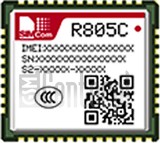 Verificação do IMEI SIMCOM R805C em imei.info