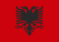 Albania झंडा