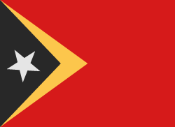 East Timor 旗帜